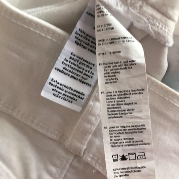 WAX Jeans Paint splatter white Jeans. Butt I love you Abstract High Waist. PRIDE - Picture 12 of 15